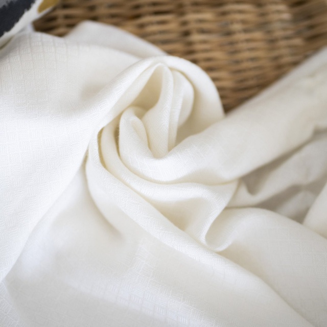 Paturica nou nascut skiddou, 100% vascoza de bambus, crem, 80x100cm