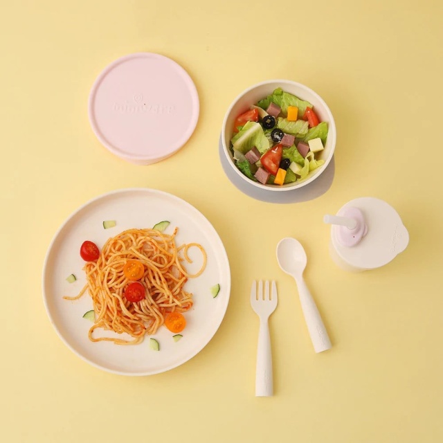 Set diversificare hrana bebelusi miniware little foodie, 100% din materiale