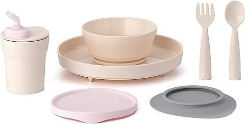 Set diversificare hrana bebelusi miniware little foodie, 100% din materiale