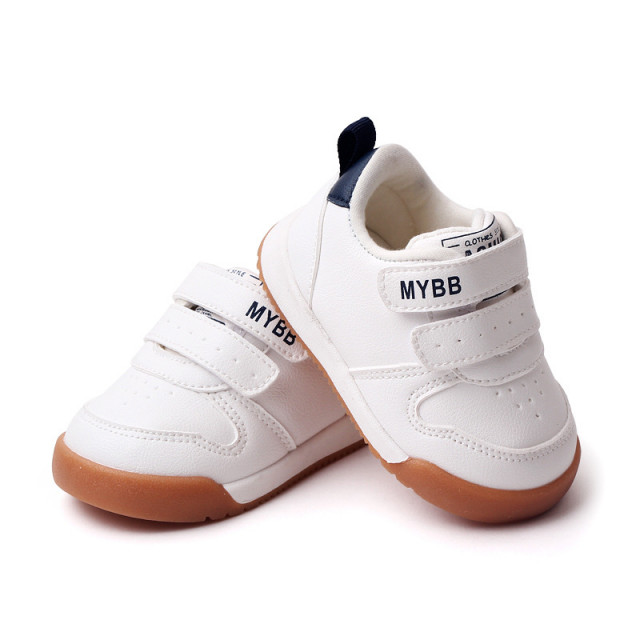 Adidasi albi cu negru - my fashion (marime disponibila: marimea 23)