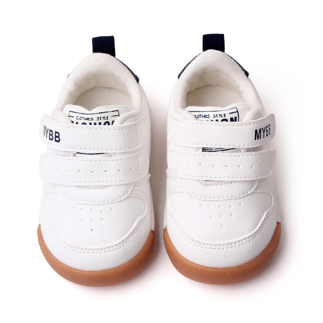 Adidasi albi cu negru - my fashion (marime disponibila: marimea 23)