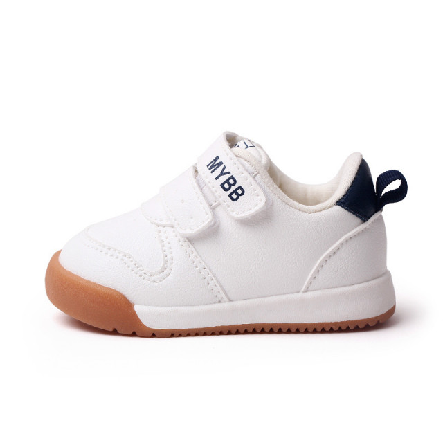 Adidasi albi cu negru - my fashion (marime disponibila: marimea 23)