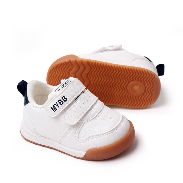 Adidasi albi cu negru - my fashion (marime disponibila: marimea 23)