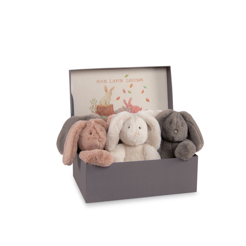 Iepuras luison din plus roz pudrat moulin roty