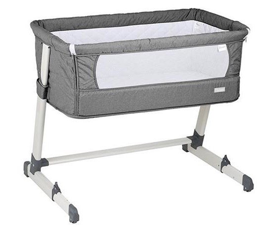 Patut co-sleeper 2 in 1 together grey babygo