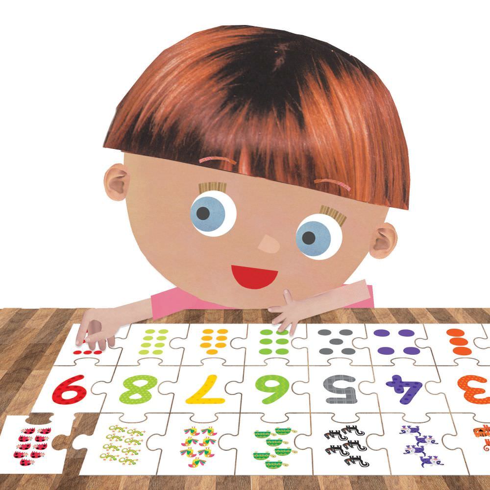 Puzzle educativ headu - sa invatam numerele de la 1 la 9