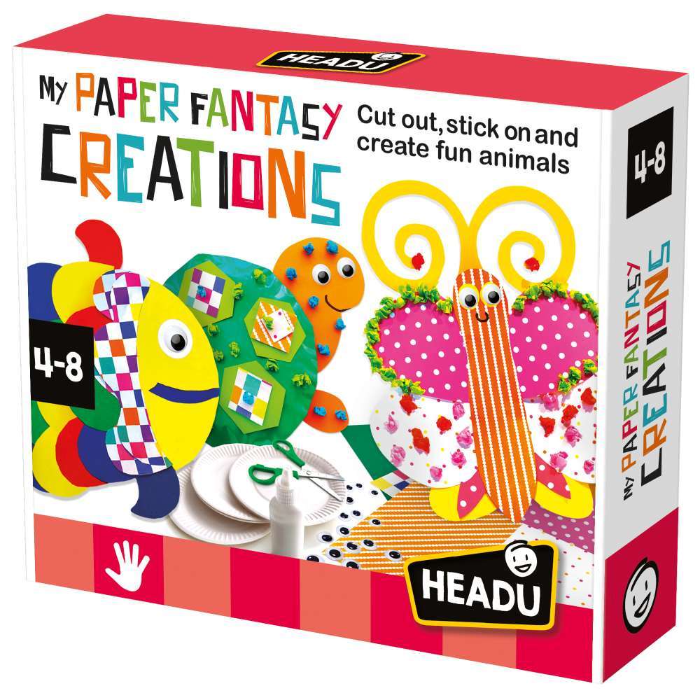 Set de creatie headu cu animale amuzante 4-8 ani