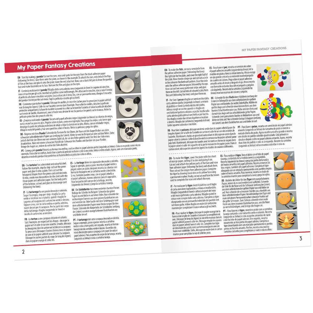 Set de creatie headu cu animale amuzante 4-8 ani