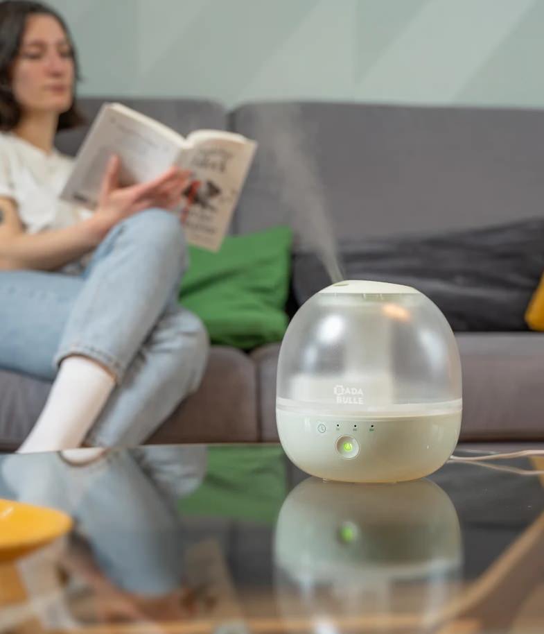 Umidificator si lampa de veghe bubble badabulle