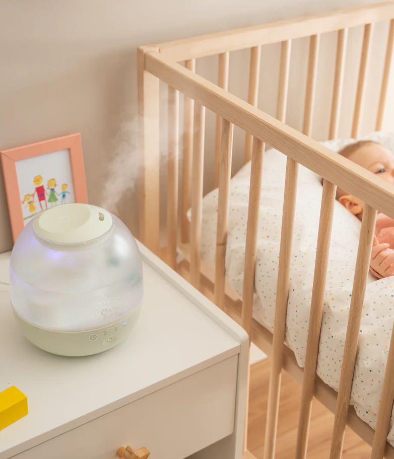 Umidificator si lampa de veghe bubble badabulle