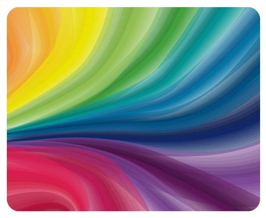 Mousepad color 22x18 cm