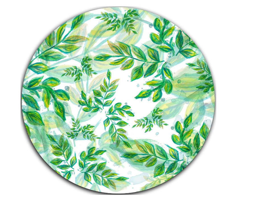 Mousepad frunze pictate 20 x 20 cm