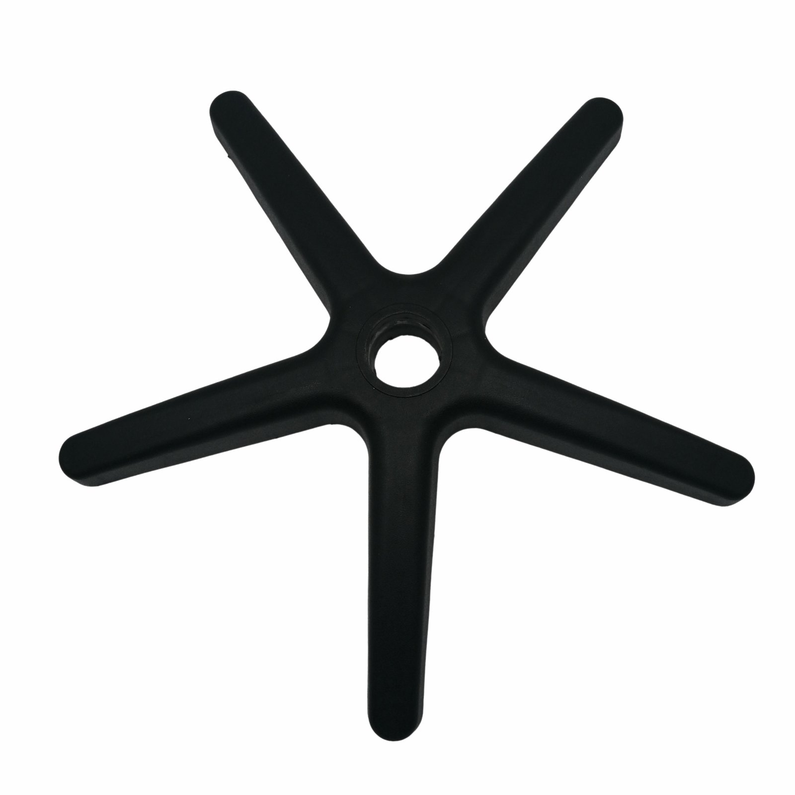 Baza pentru scaun directorial, plastic, neagra, 48 cm