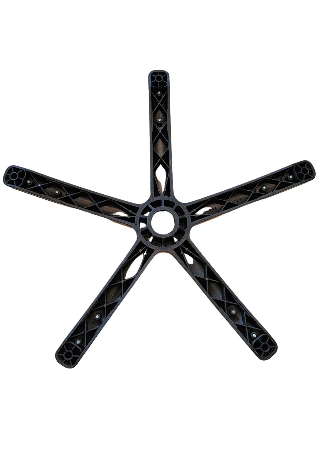 Baza pentru scaun directorial, plastic, neagra, 48 cm