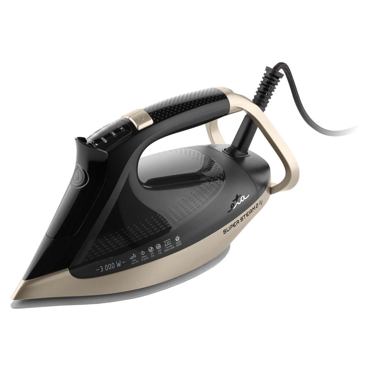 Fier de calcat eta super steam ii 3275 90000, 3000 w, lcd color, jet abur 200