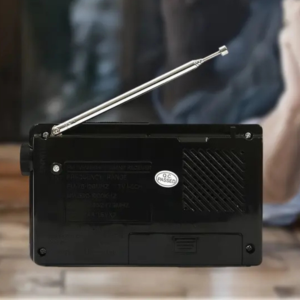 Radio portabil kk9, fm/am/sw, aux