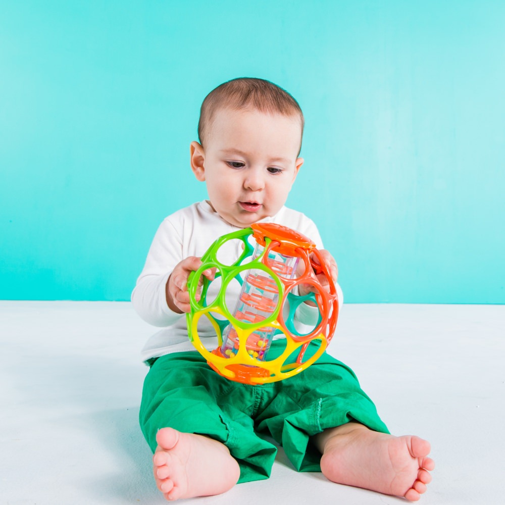 Minge bebe oball rollin rainstick bright starts