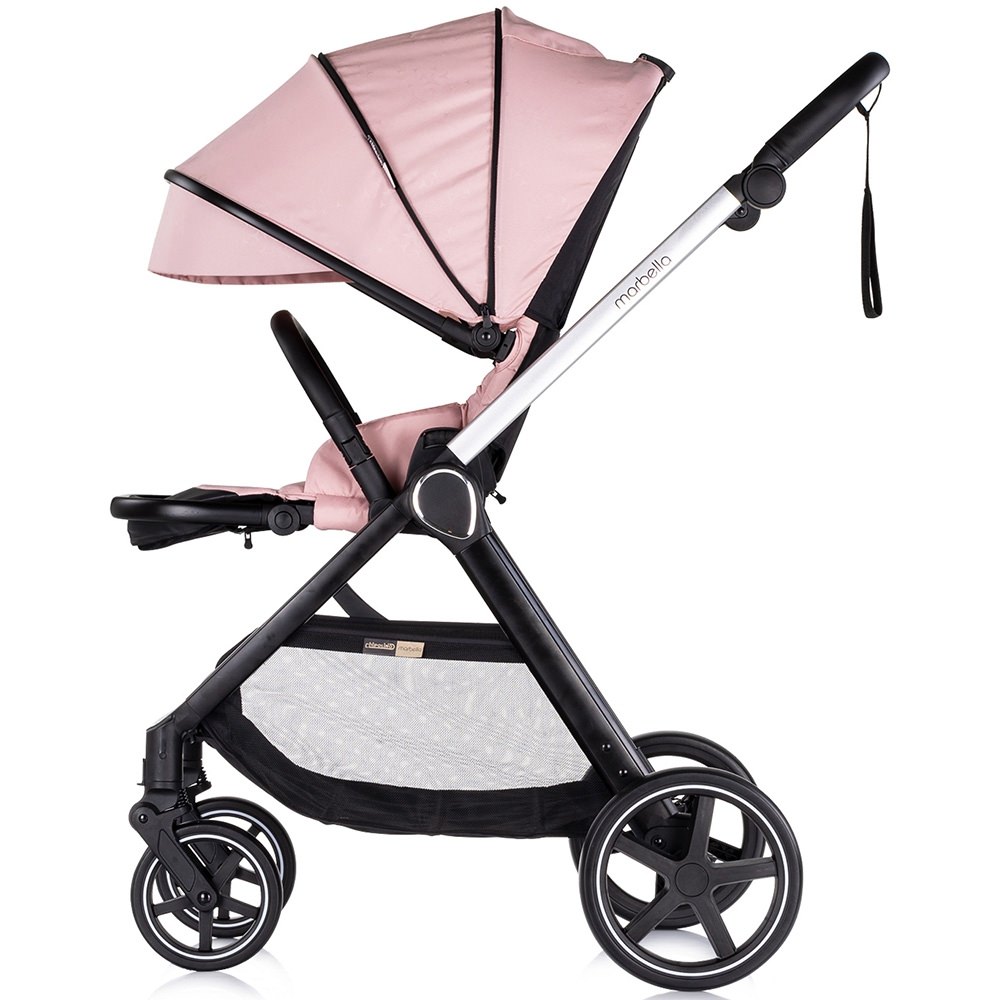 Carucior copii 3 in 1 chipolino marbella pink marshmallow