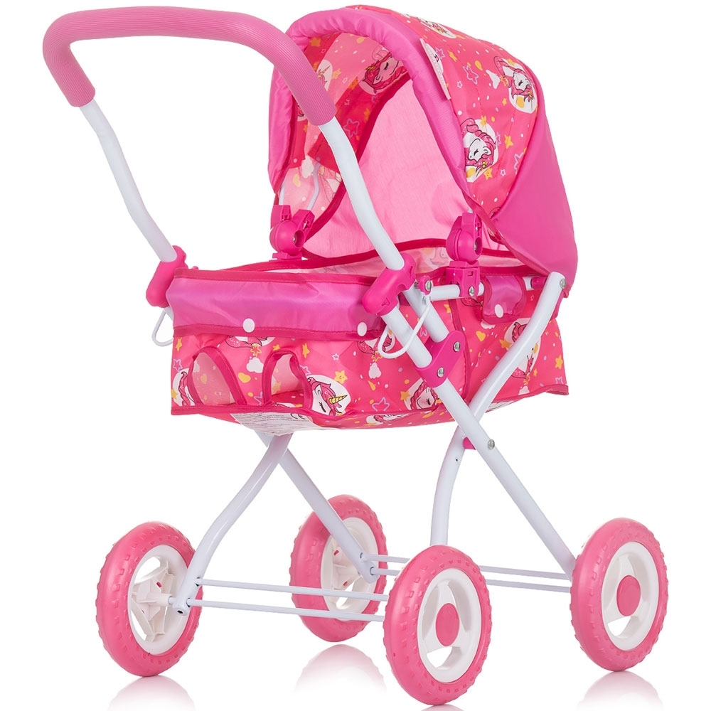 Carucior pentru papusi chipolino emily unicorns