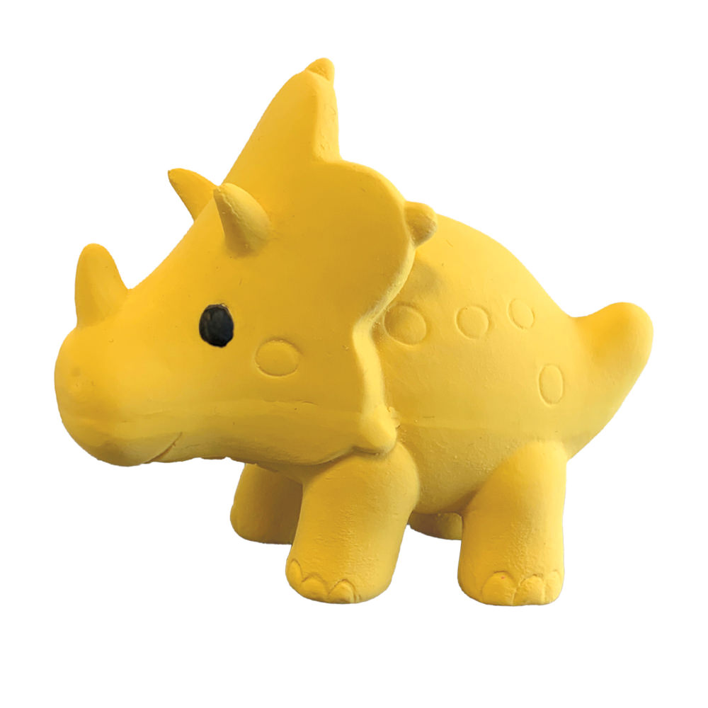 Jucarie de baie - triceratops - 100% cauciuc natural