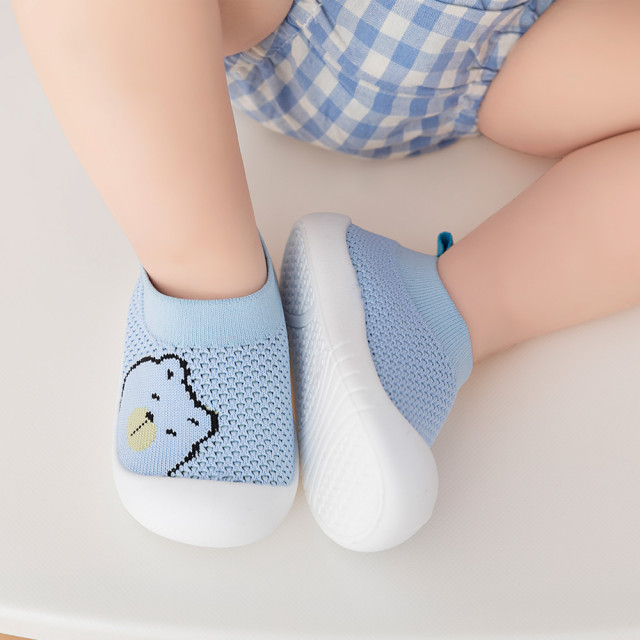 Mocasini bleu - teddy (marime disponibila: marimea 26)