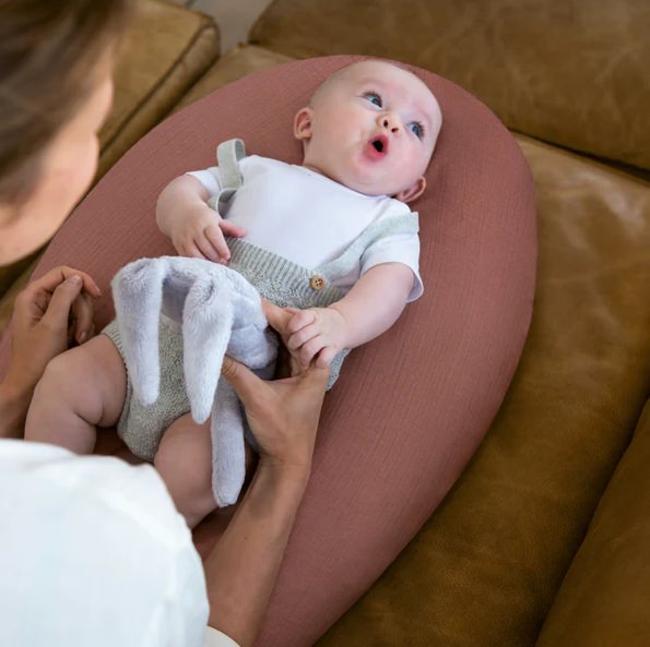 Perna mare 3 in 1 doomoo comfy big tetra brick din bumbac organic