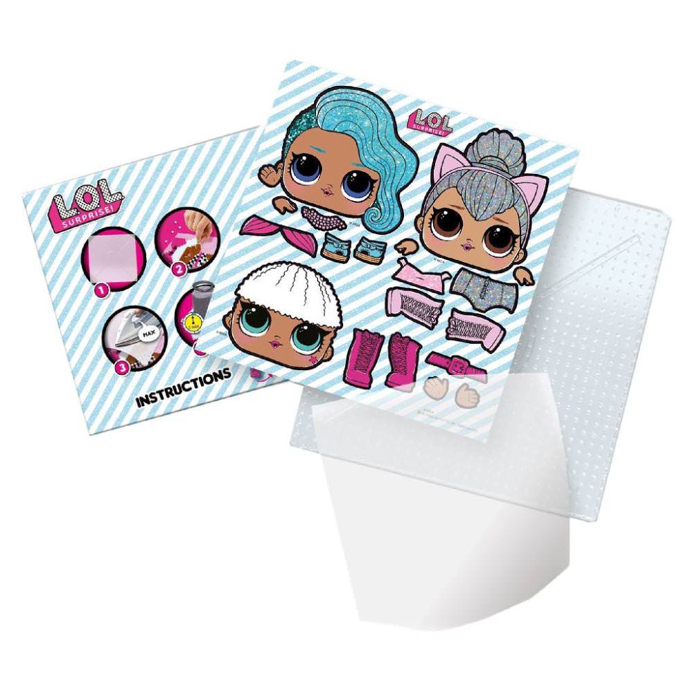 Set creativ 1400 margele de calcat beedz l.o.l.