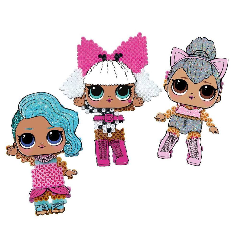 Set creativ 1400 margele de calcat beedz l.o.l.