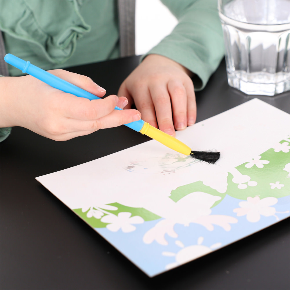 Set pictura cu apa animale, 8 planse, +12 luni