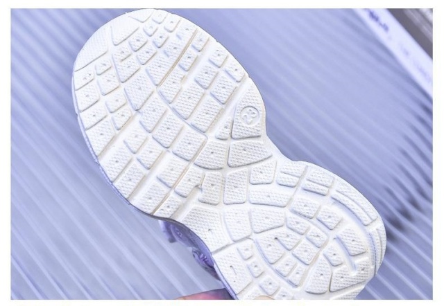 Adidasi bleu cu sidef alb si luminite - lolly (marime disponibila: marimea 22)