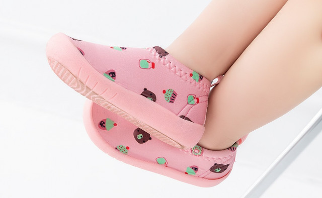 Mocasini roz - ursuleti (marime disponibila: marimea 21)