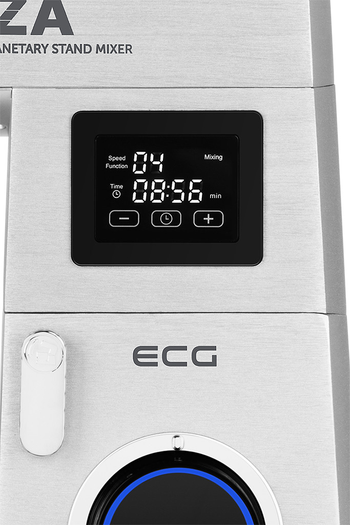 Robot de bucatarie ecg forza 7800 ultimo argento, 1800 w, 8 litri, lcd, sistem