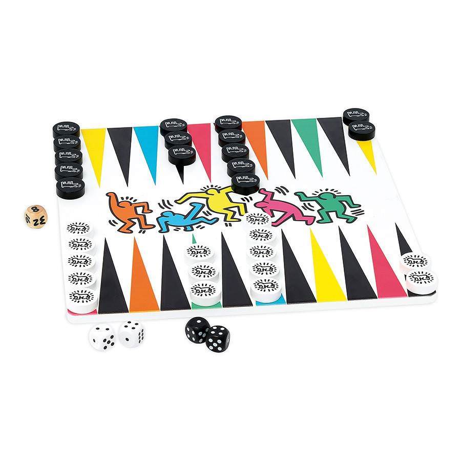 Joc de dame/backgammon - keith haring