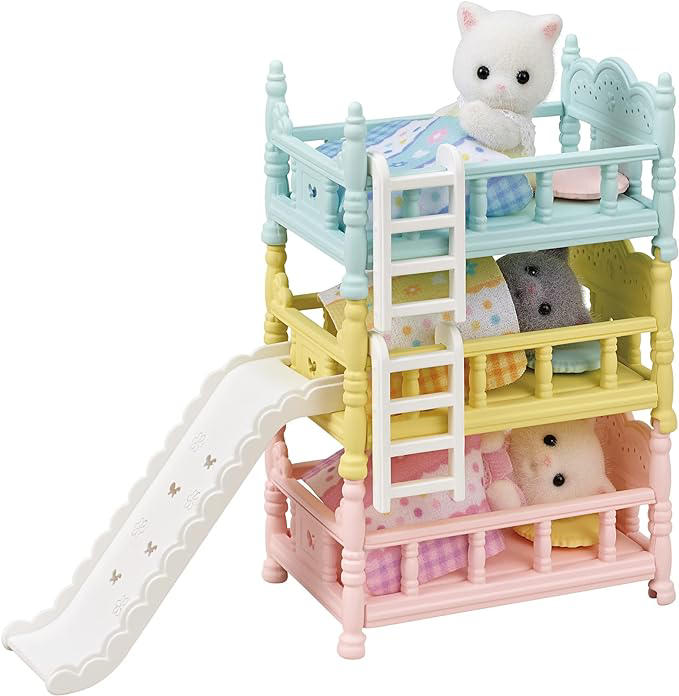 Set de joaca sylvanian families - patuturi supraetajate triple
