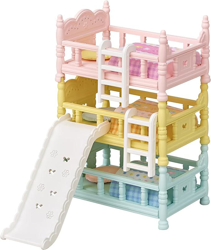 Set de joaca sylvanian families - patuturi supraetajate triple