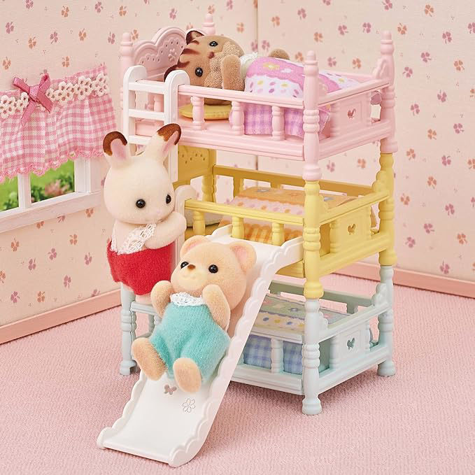 Set de joaca sylvanian families - patuturi supraetajate triple