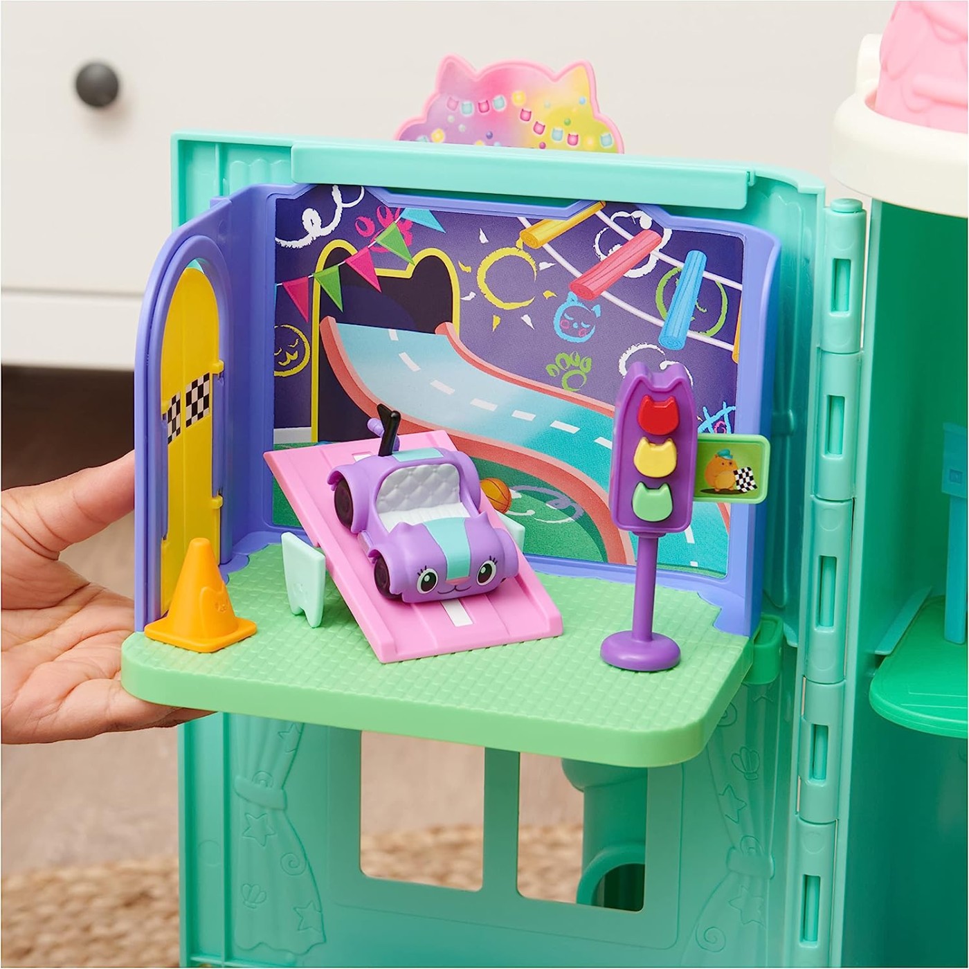 Gabbys dollhouse set camera de joaca