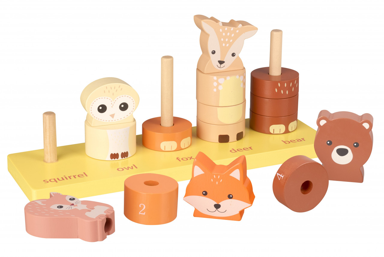 Joc de numarat cu animale, orange tree toys