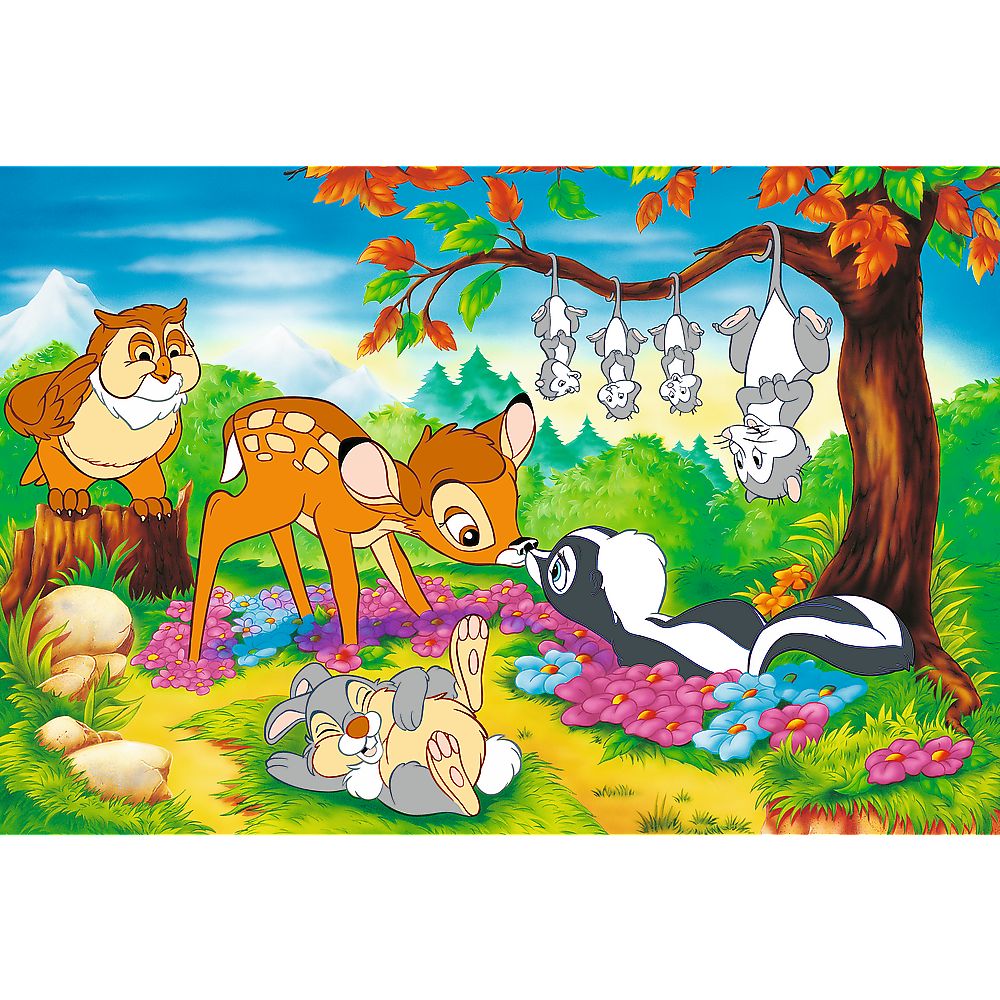 Puzzle trefl 160 bambi si prietenii padurii