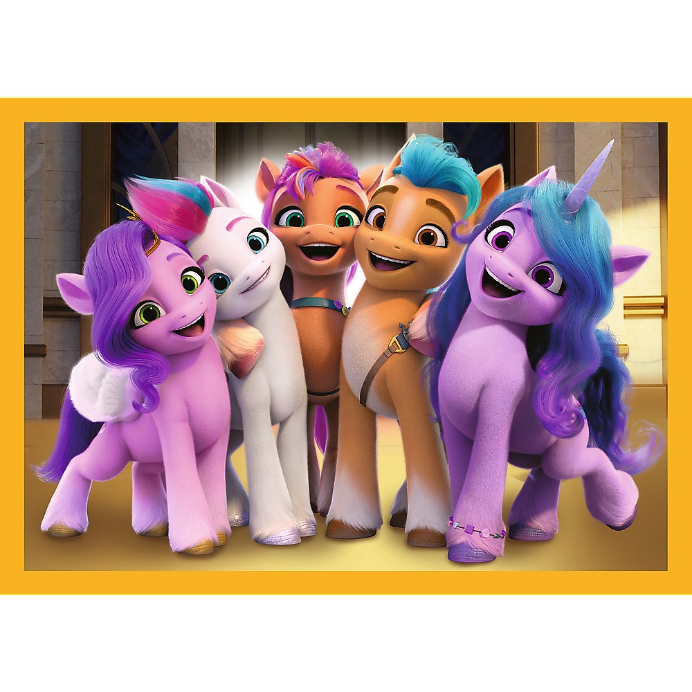 Puzzle trefl 4in1 my little pony sa cunoastem poneii