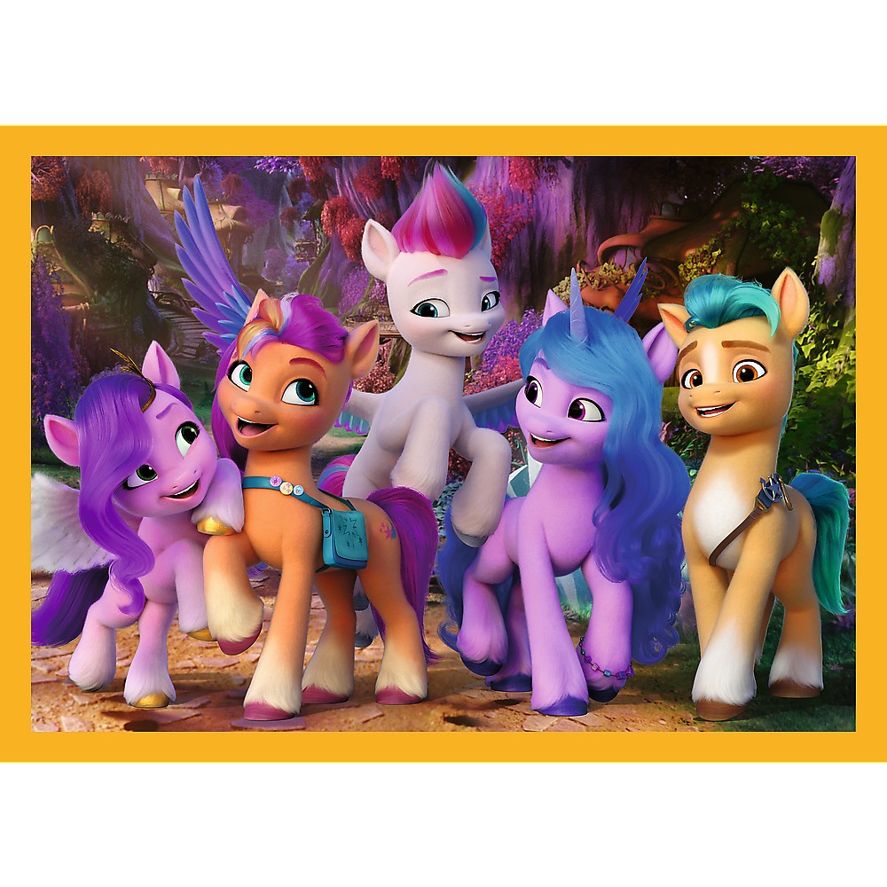 Puzzle trefl 4in1 my little pony sa cunoastem poneii