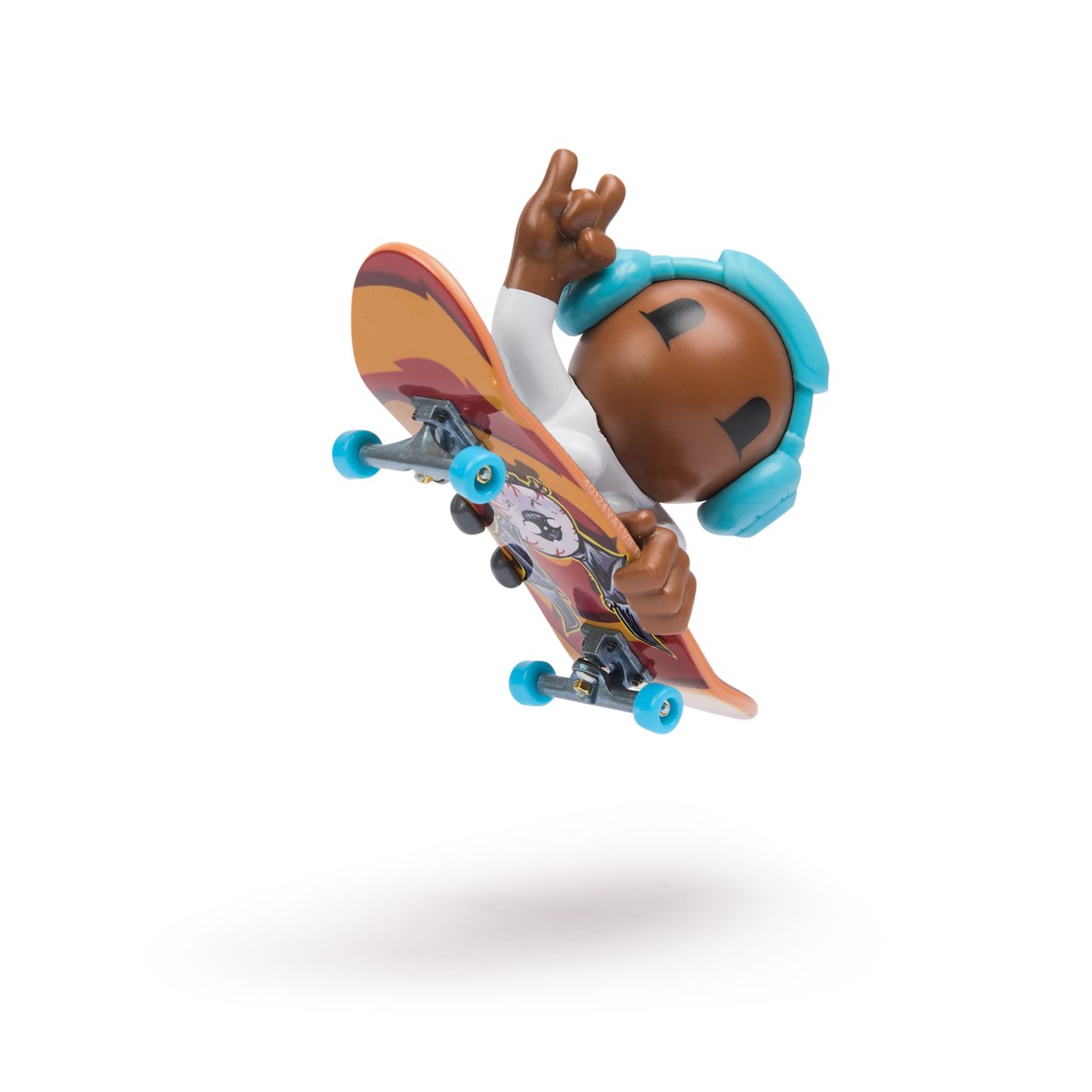 Tech dech sk8 crew pachet placa si figurina 9.6cm casti albastre