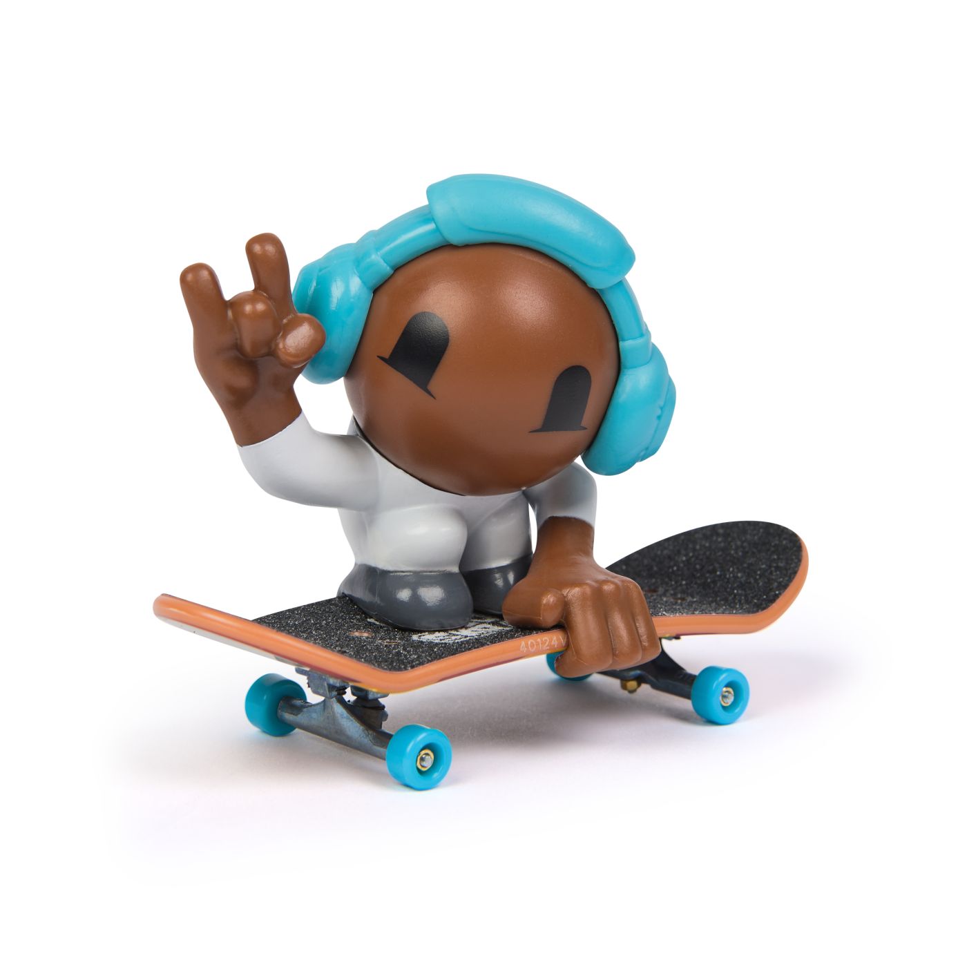 Tech dech sk8 crew pachet placa si figurina 9.6cm casti albastre