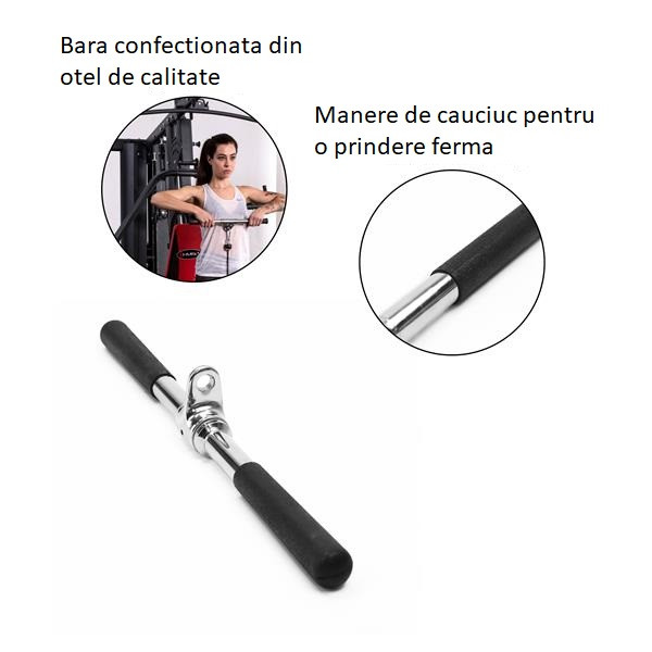 Bara dreapta biceps/triceps hms uw12,