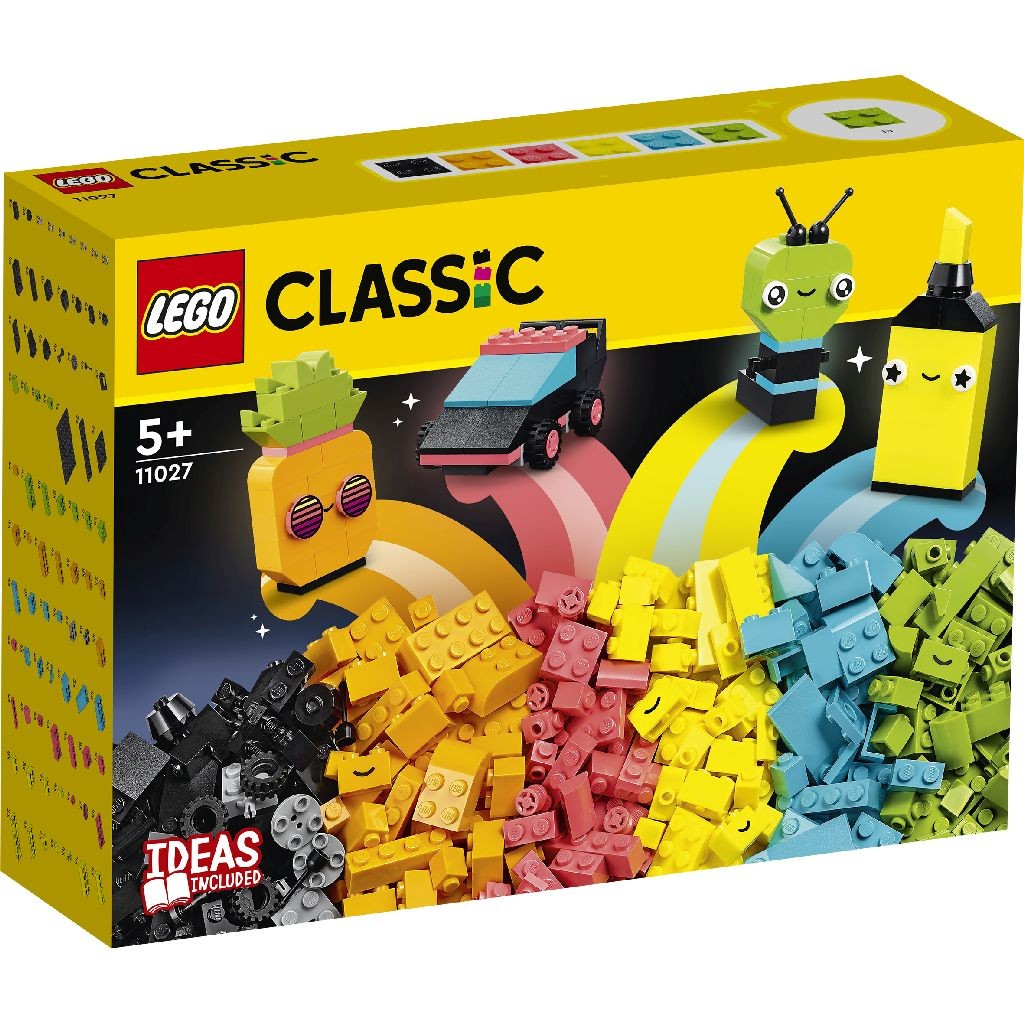 Lego classic distractie creativa cu neoane 11027