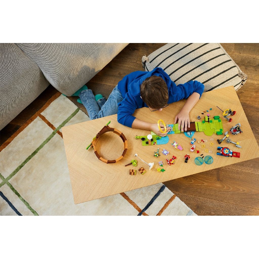 Lego sonic provocarea cu bucla a lui sonic din zona green hill 76994