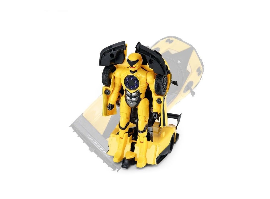 Masinuta metalica convertibila pagani zonda r galben cu scara 1 la 32