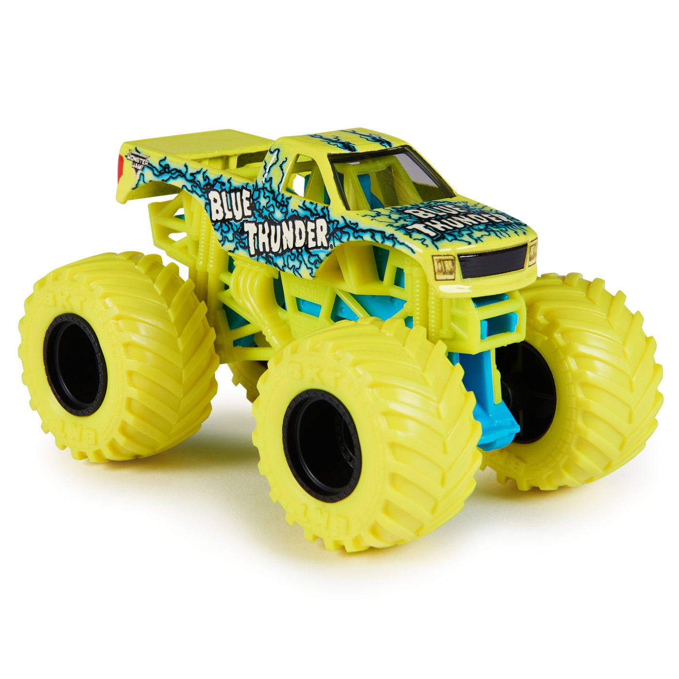 Monster jam masinuta metalica blue thunder scara 1 la 64
