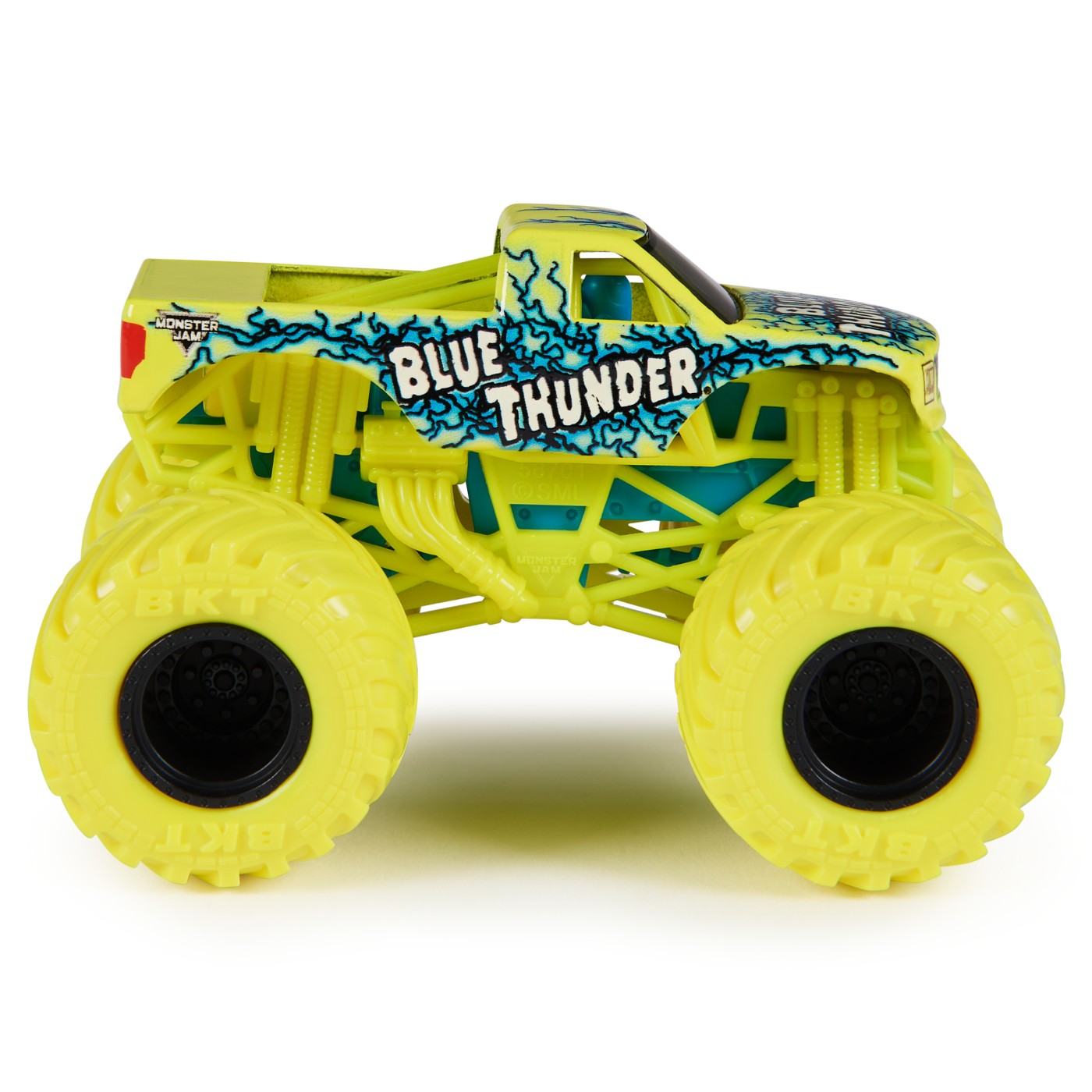 Monster jam masinuta metalica blue thunder scara 1 la 64