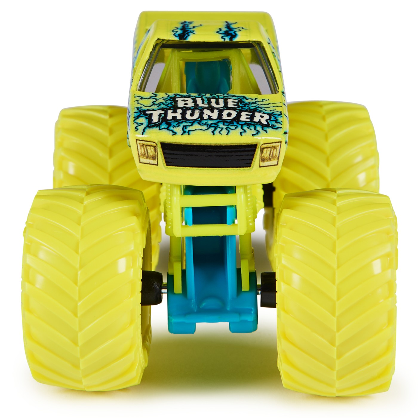 Monster jam masinuta metalica blue thunder scara 1 la 64